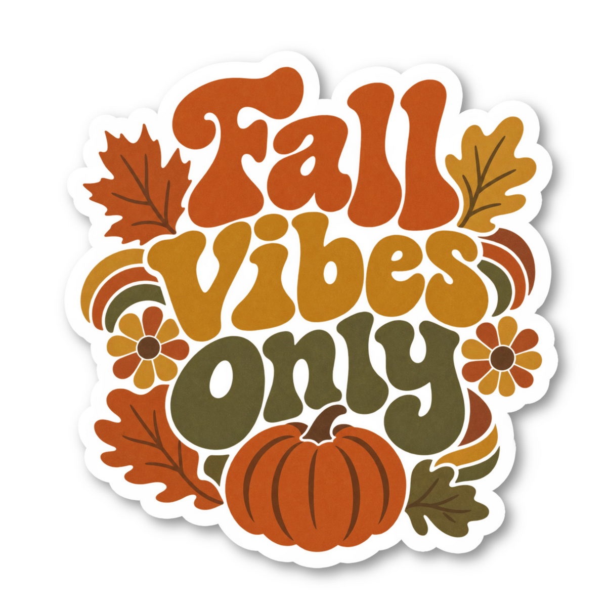 Fall Quotes Vinyl Sticker
