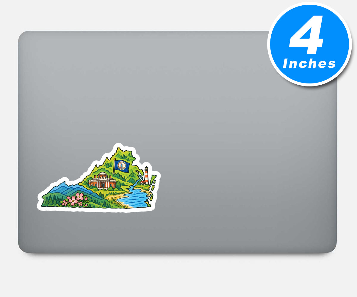 Virginia Vinyl Stickers