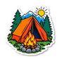 Camping Stickers Vinyl Sticker