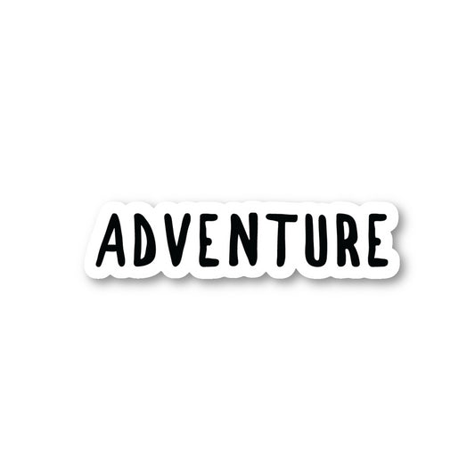 Adventure Vinyl Sticker