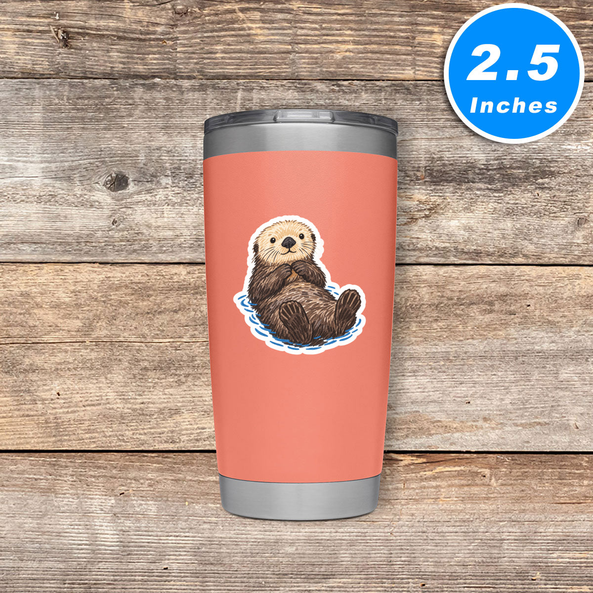 Sea Otter Stickers Vinyl Stickers