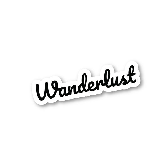 Wanderlust Vinyl Sticker