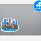 Laptop Stickers Boston Vinyl Stickers