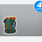 Hiking Stickers Vinyl Stickers