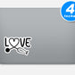 Nurse Love Vinyl Stickers