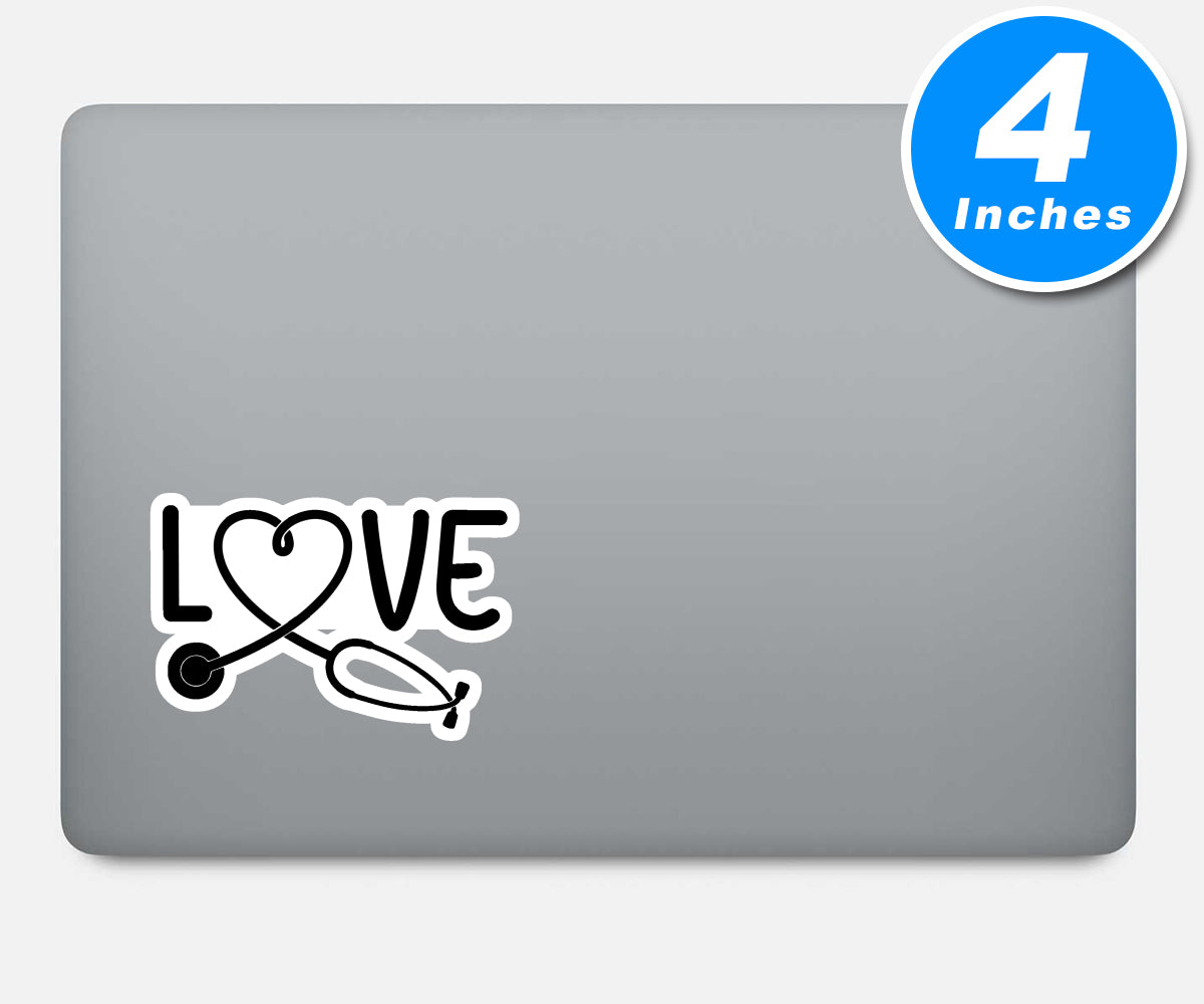 Nurse Love Vinyl Stickers