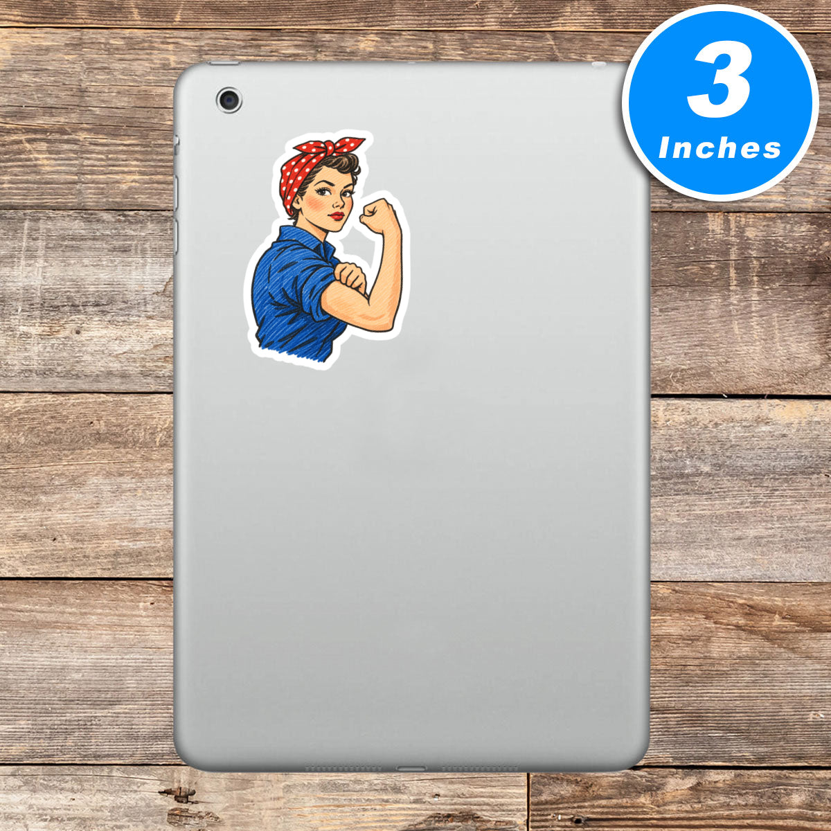Rosie The Riveter Vinyl Stickers