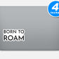Born To Roam Vinyl Stickers