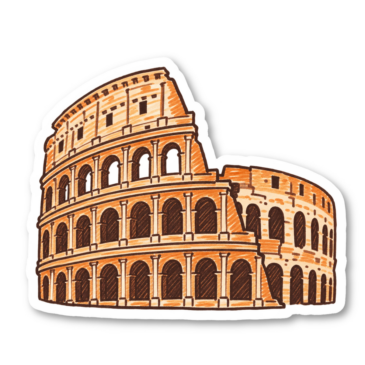 Rome Vinyl Sticker