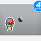 Ice Cream Cone Vinyl Stickers