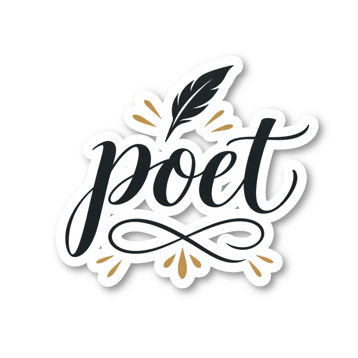 Poet Vinyl Sticker