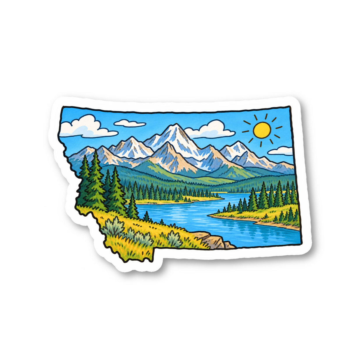 Montana Vinyl Sticker