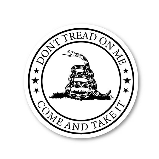 Dont Tred On Me Come And Get It Vinyl Sticker