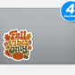 Fall Quotes Vinyl Stickers
