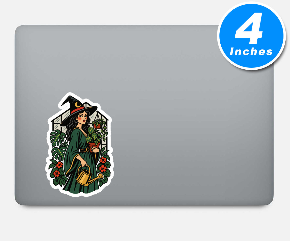 Greenhouse Witch Vinyl Stickers