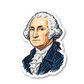 George Washington Vinyl Sticker