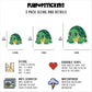 Sad Turtle Vinyl Stickers