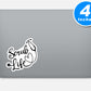 Scrub Life Vinyl Stickers