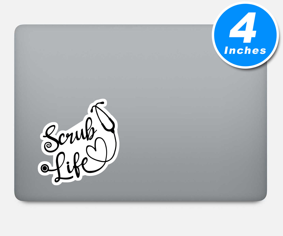 Scrub Life Vinyl Stickers