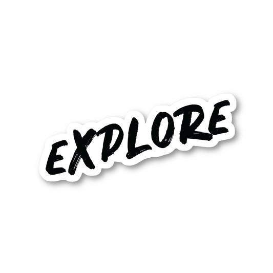 Explore Travel Vinyl Sticker
