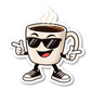 Funny Coffee Stickers For Adults Vinyl Sticker