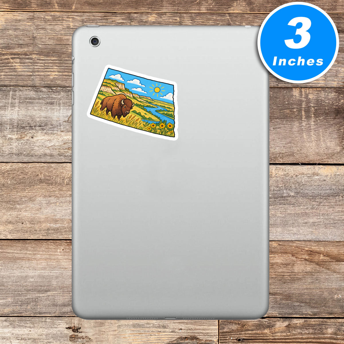 North Dakota Vinyl Stickers