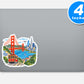 San Francisco Vinyl Stickers