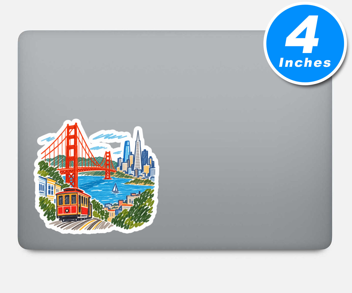 San Francisco Vinyl Stickers