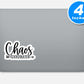 Teacher Chaos Coordinator Vinyl Stickers