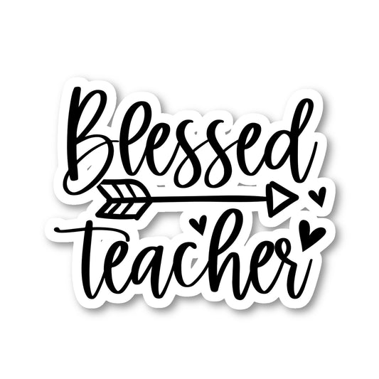 Blessed Teacher Vinyl Sticker