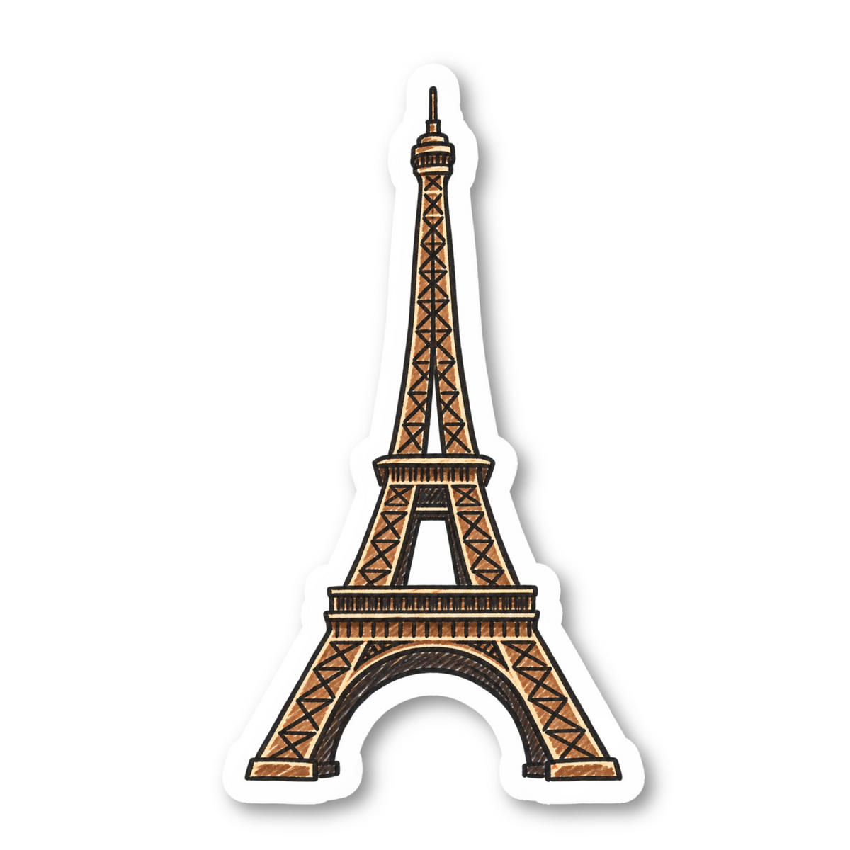 Eiffel Tower Vinyl Sticker