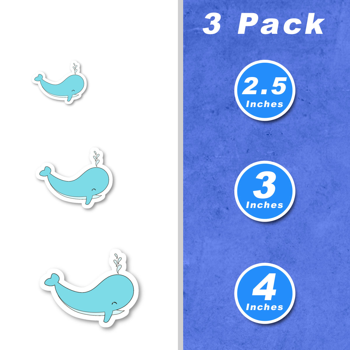 Whale Vinyl Stickers