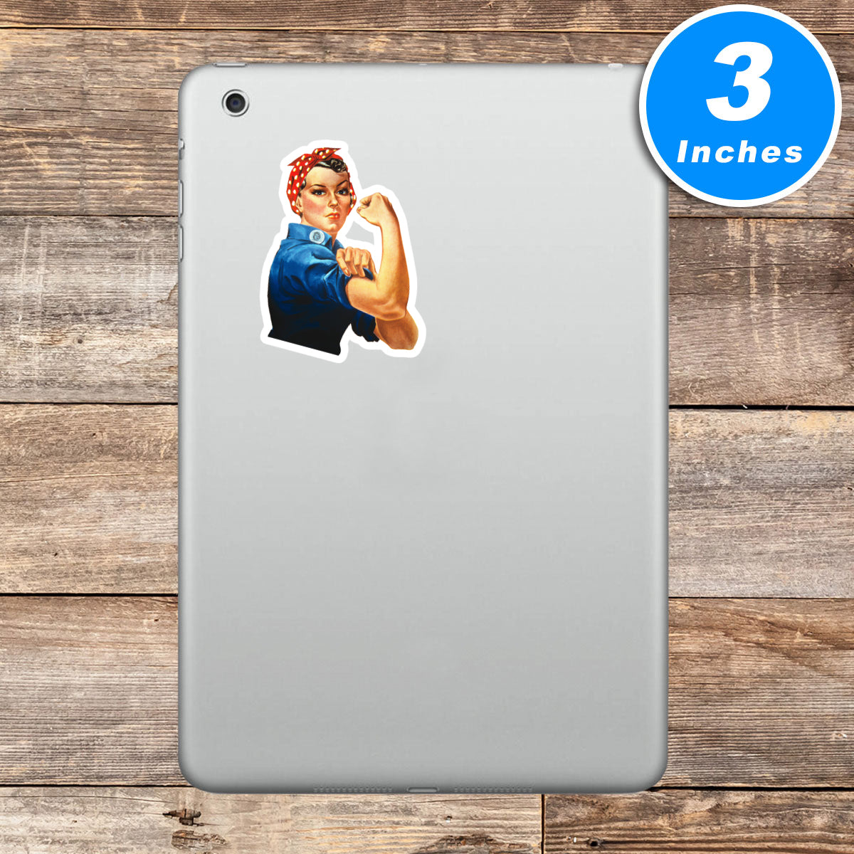 Rosie The Riveter Vinyl Stickers