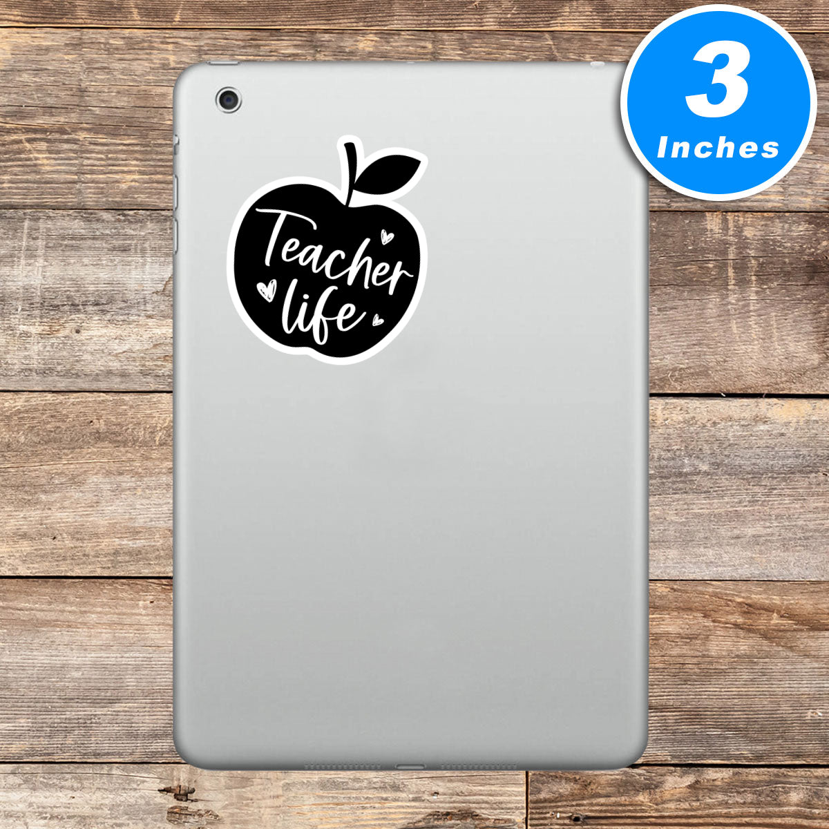 Teacher Life Apple For The Teacher Vinyl Stickers