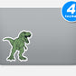 Dinosaur 3 Rex Stickers Vinyl Stickers