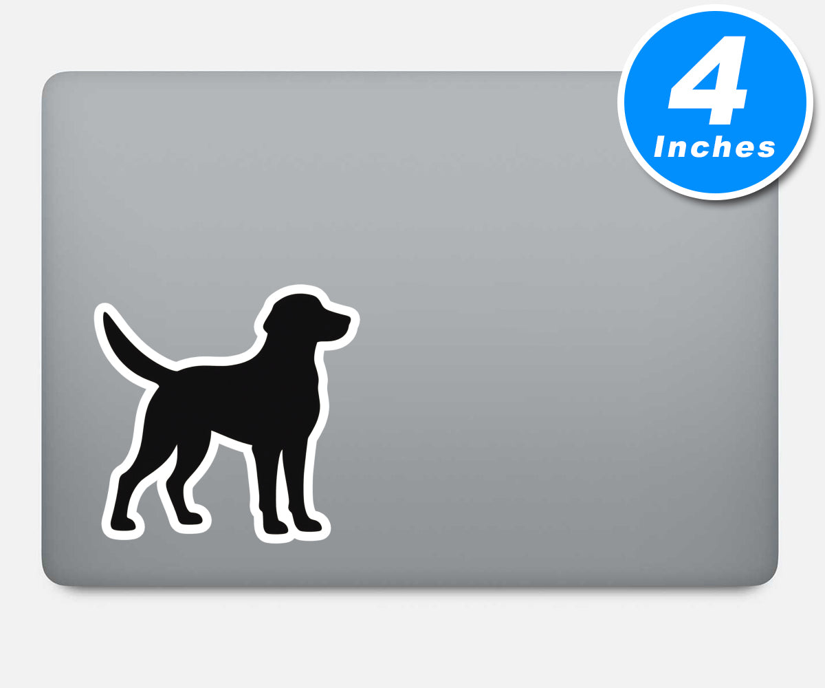Dog Silhouette Vinyl Stickers