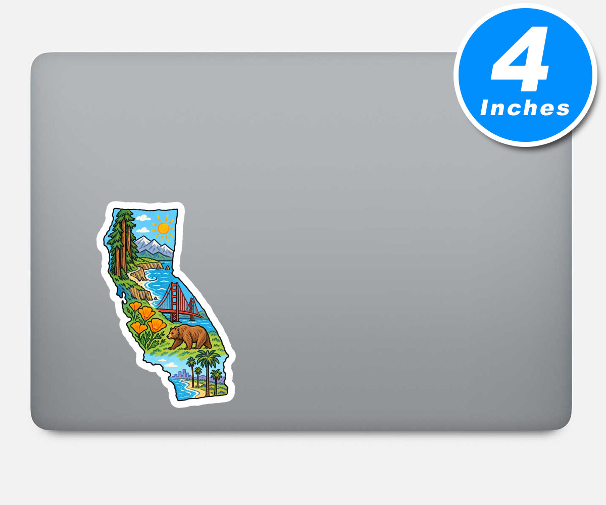California Vinyl Stickers