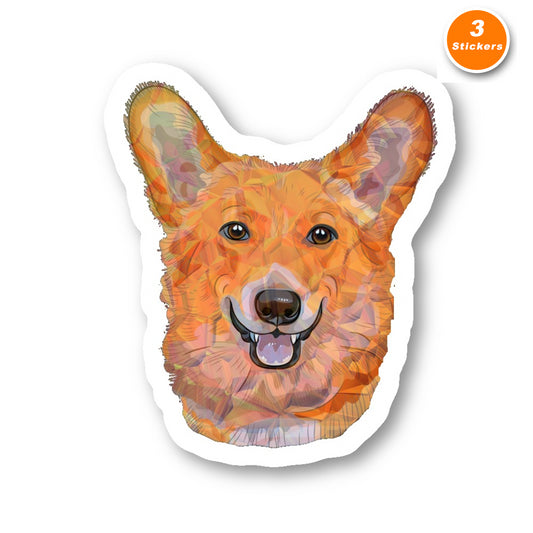 Corgi Vinyl Sticker