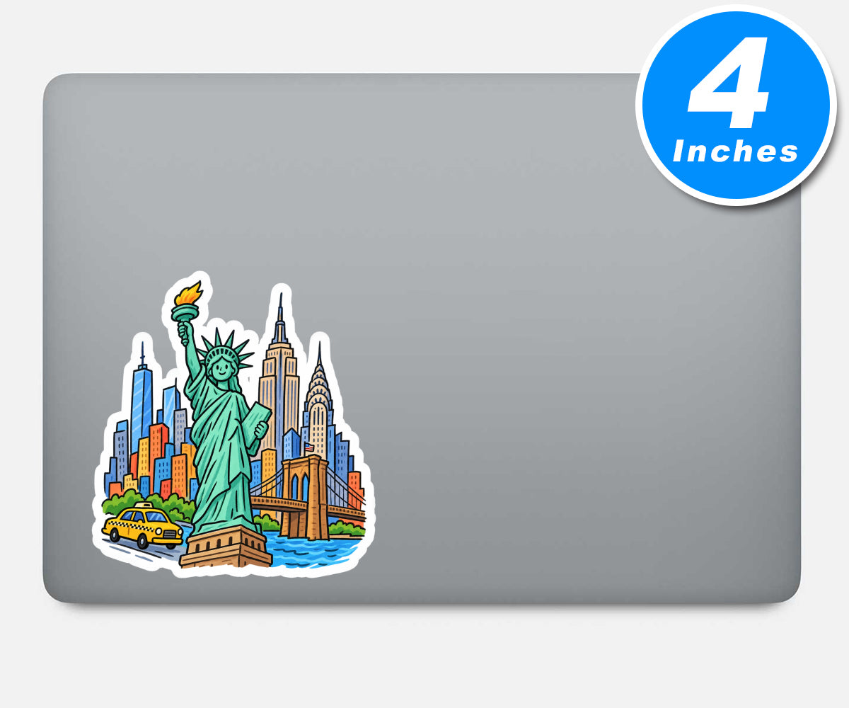 New York Vinyl Stickers