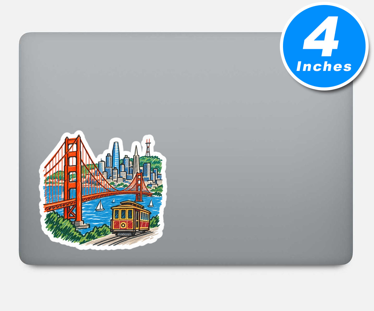 San Francisco Vinyl Stickers