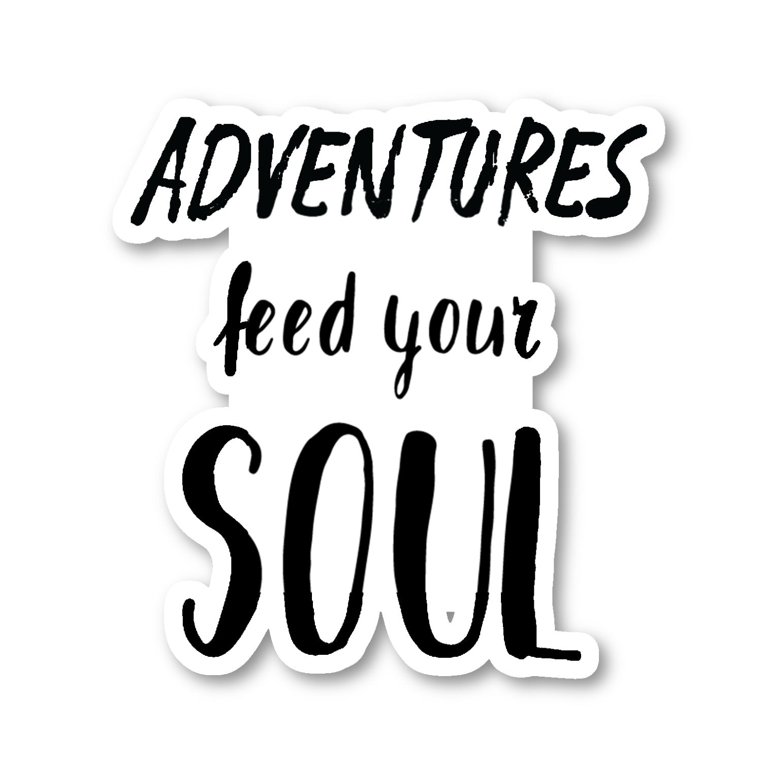 Adventure Feed Your Soul Vinyl Sticker