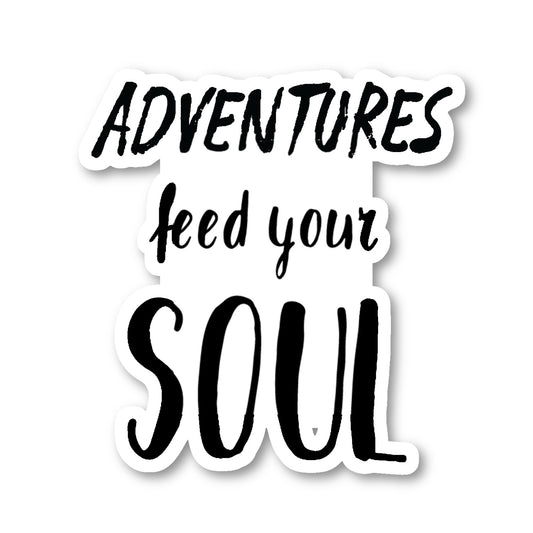 Adventure Feed Your Soul Vinyl Sticker