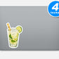 Latin Beverages Vinyl Stickers