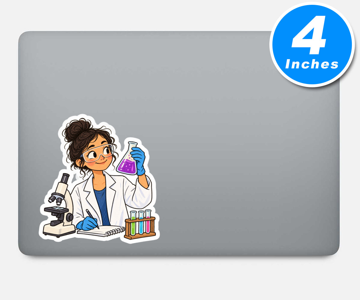 Women In Science Stickers Vinyl Stickers