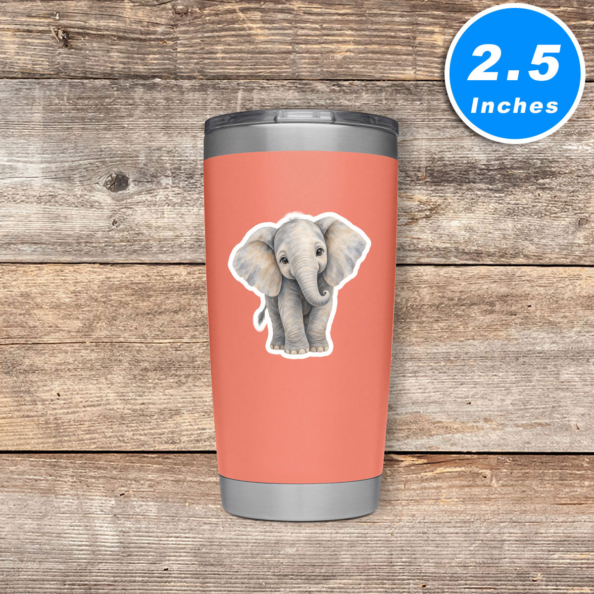 Elephant Stickers Vinyl Stickers