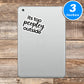 Its Too Peopley Outside Quote Vinyl Stickers