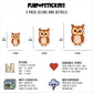 Owl Stickers Vinyl Stickers