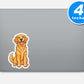Dog Silhouette Vinyl Stickers