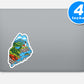Maine Vinyl Stickers