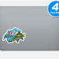 Switzerland Sticker Vinyl Stickers